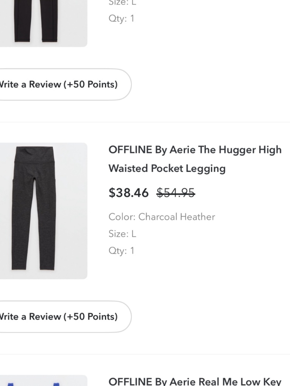 OFFLINE By Aerie The Hugger High Waisted Pocket Legging - Picture 4 of 4